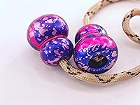 Vista 9 de Begleri Pelotas de juguete Fidget - Pelotas de preocupación que giran y chocan - Hechas de aleación de aluminio - para hombres, mujeres y jóvenes