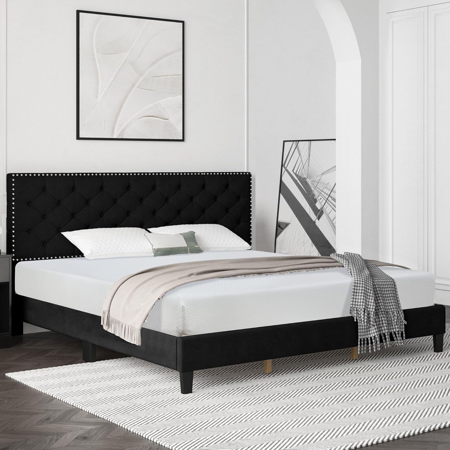 King Mattress, 5/6/8/10/12 Inch Green Tea Cooling King Size