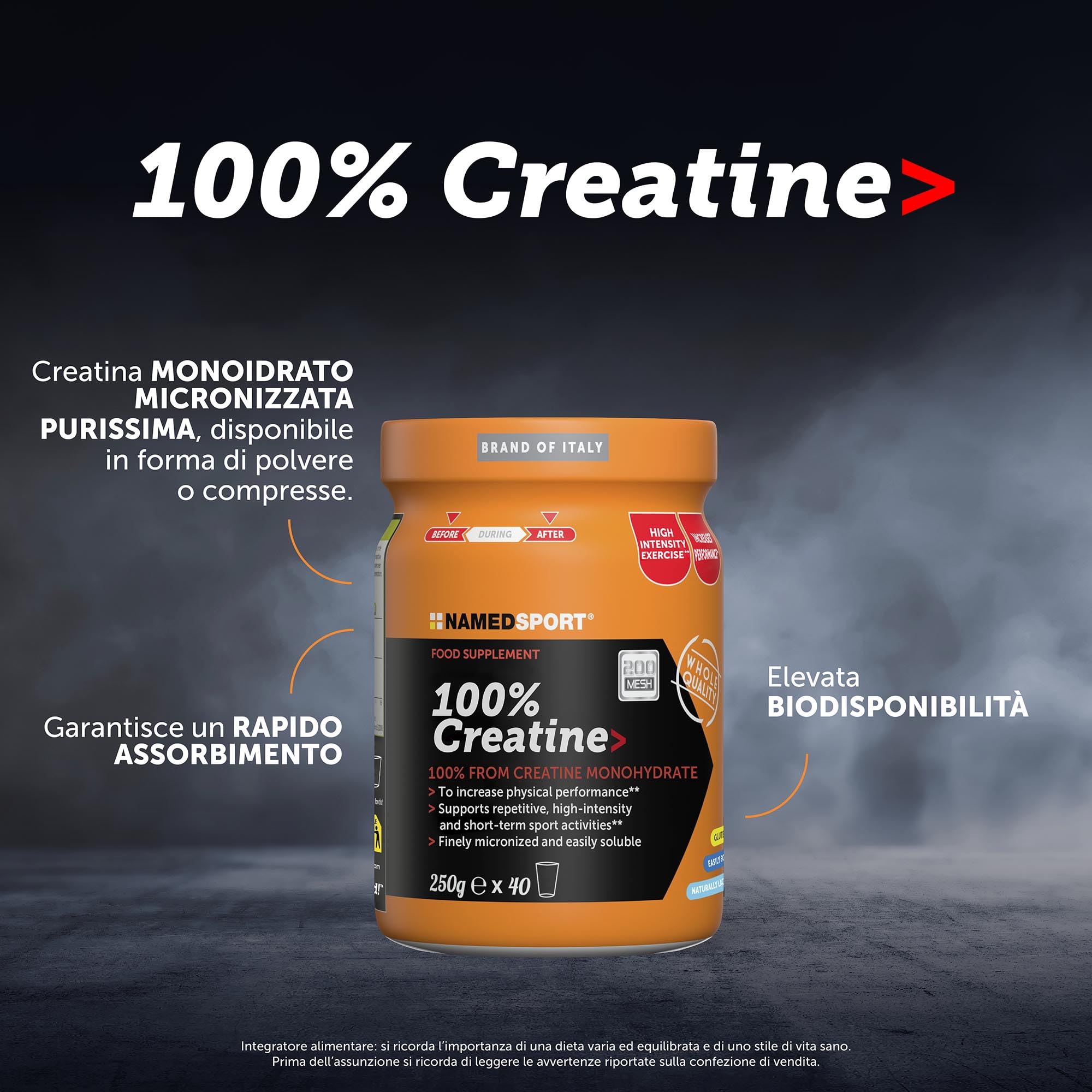 NAMEDSPORT Star Whey Isolate Proteine 750g Cioccolato + 100% Creatine in Polvere 250 g | Proteine del Siero del Latte e Creatina | Massa Muscolare e Recupero | Low Sugar & High Protein
