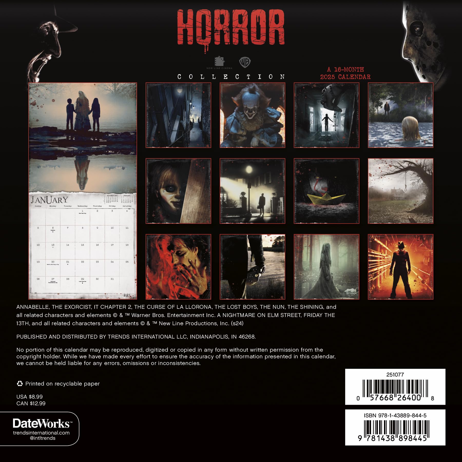 Amazon.com: Classic Horror Movies Calendar 2025 - Deluxe 2025 Horror Mini Calendar Bundle with Over 100 Calendar Stickers (Slasher Gifts, Office Supplies) : Office Products amazon-com-classic-horror-movies-calendar-2025-deluxe-2025-horror-mini-calendar-bundle-with-over-100-calendar-stickers-slasher-gifts-office-supplies-office-products