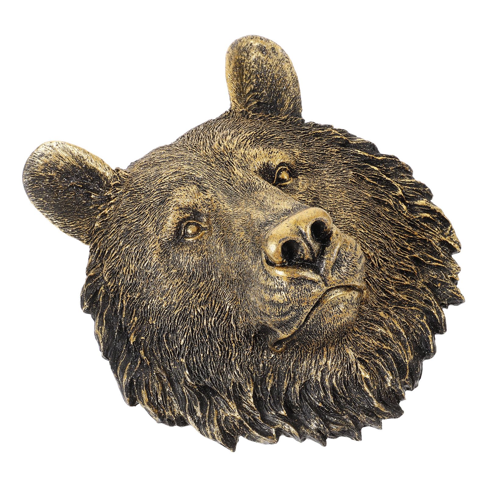 Artibetter Testa Orso da Parete in Resina Decorazione Muro Realistica