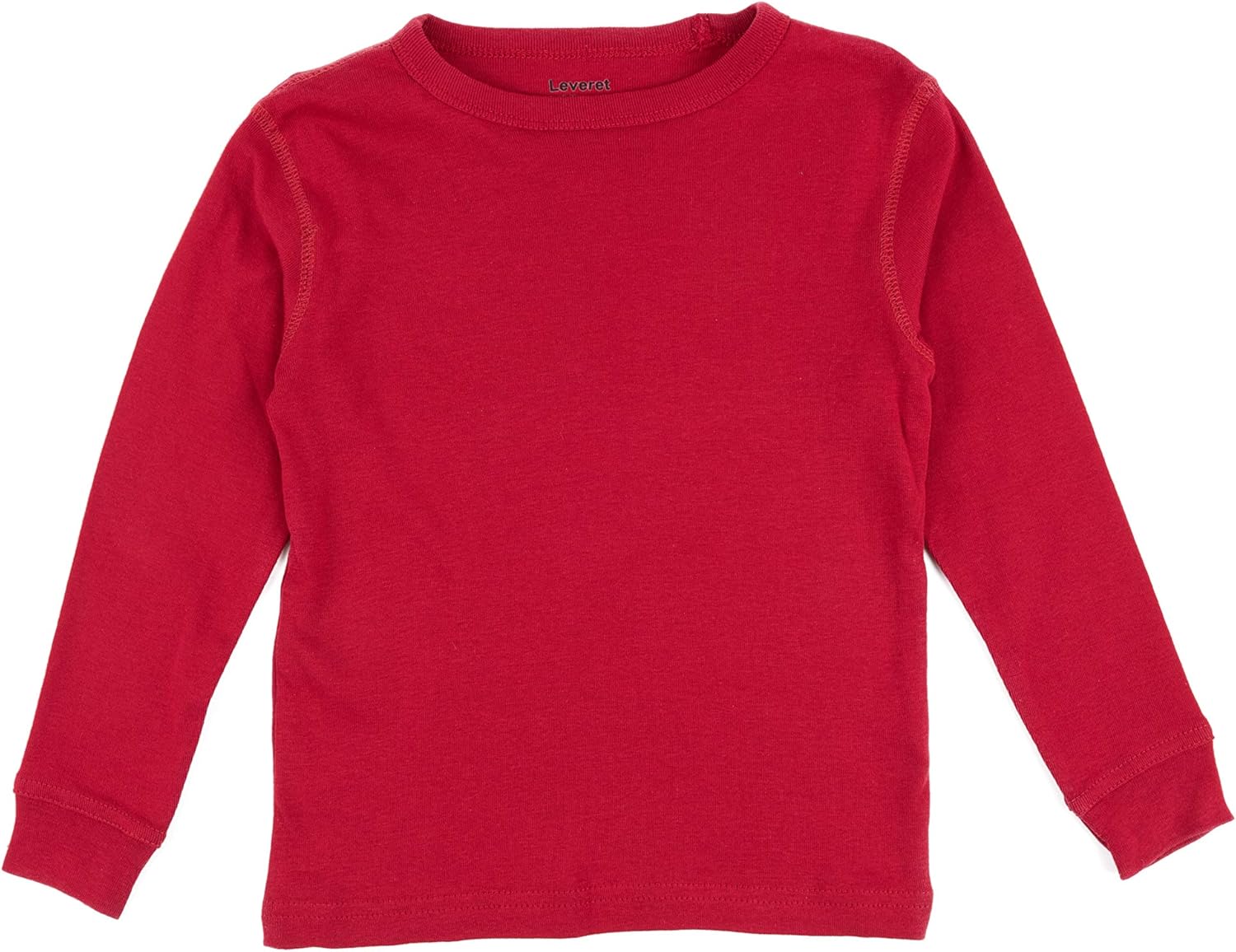 Leveret Long Sleeve Boys Girls Kids & Toddler T-Shirt 100% Cotton (2-14 Years) Variety of Colors
