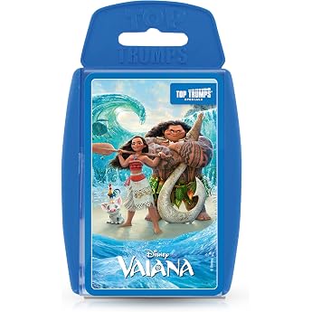 Top Trumps Vaiana Card Game for Children - Classic Learning Card Game for Fans of Vaiana - 2+ Players from 6+ Years - German