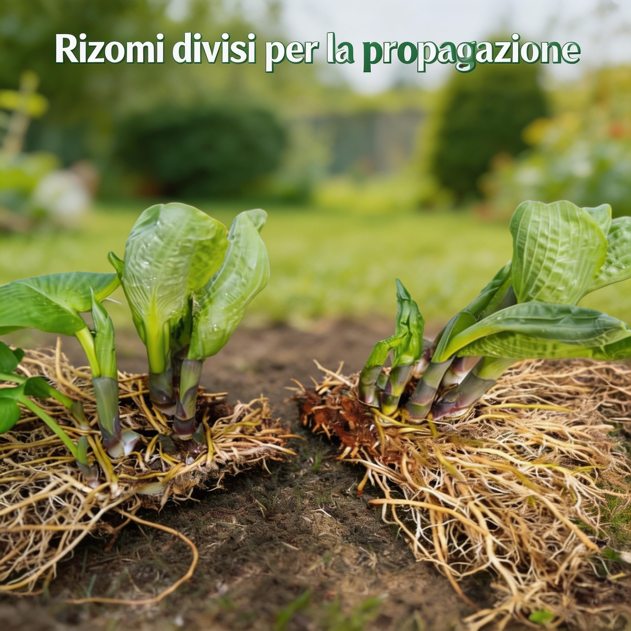 Rizoma di Hosta Perenne, Farfalla di Mezzanotte, Resistente all'Ombra e al Freddo, Adatto per Piantagioni da Interno ed Esterno-6Rizomi-f