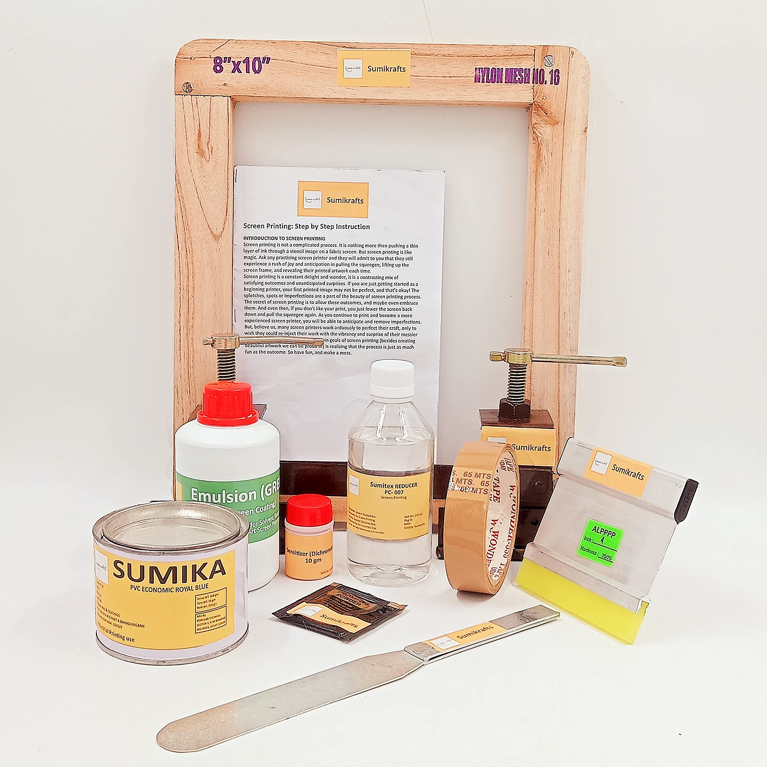 Buy sumikrafts Screen Printing kit for Beginnerssumika Royal Blue
