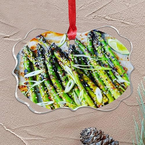 Vista 4 de Grill Master Meat Kebab Adorno de Navidad Deliciosa Comida Sabrosa Hornear Mariposa Árbol de Navidad Adorno Recuerdo Fruta Hamburgo Papas Fritas