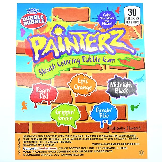 Painterz Chicle Gumballs 1 Lb - Paquete de 60 unidades miniatura 2