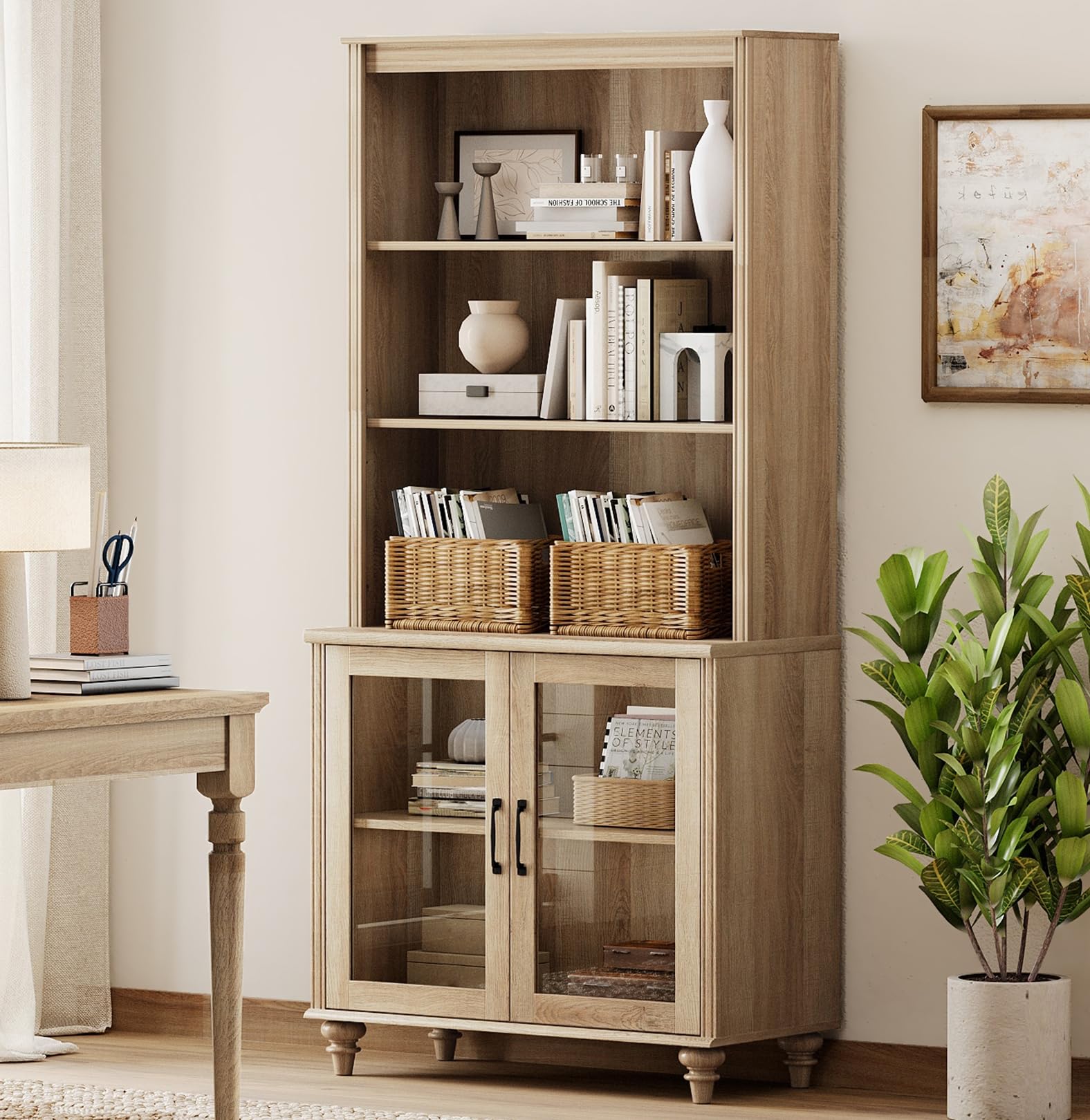 WAMPAT 5 Tier Bookshelf 72