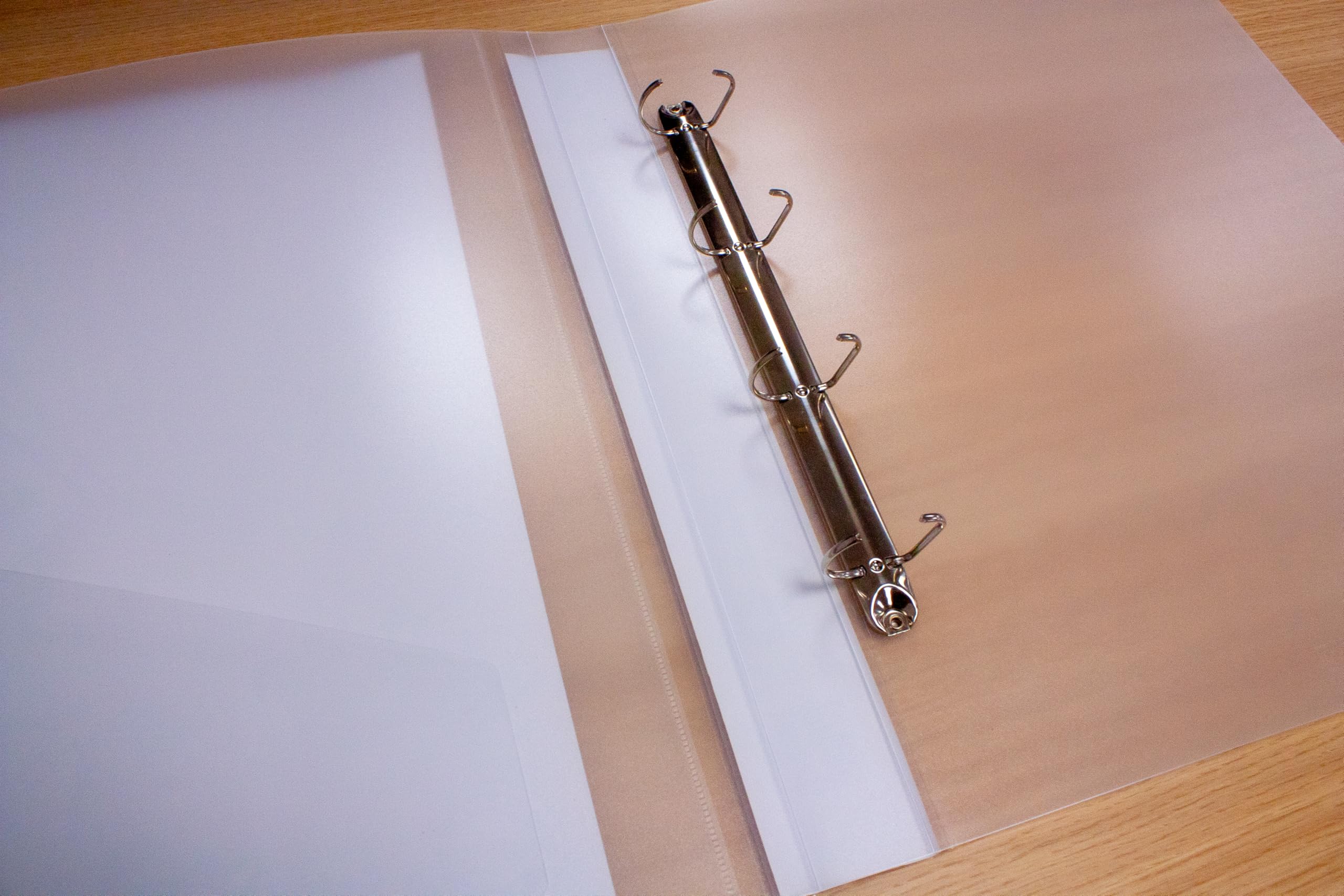 eco-eco Eco202x6 - Raccoglitore ad anelli per presentazioni, formato A3, 95% riciclato, 4-D, dorso da 40 mm, confezione da 6 cartelle