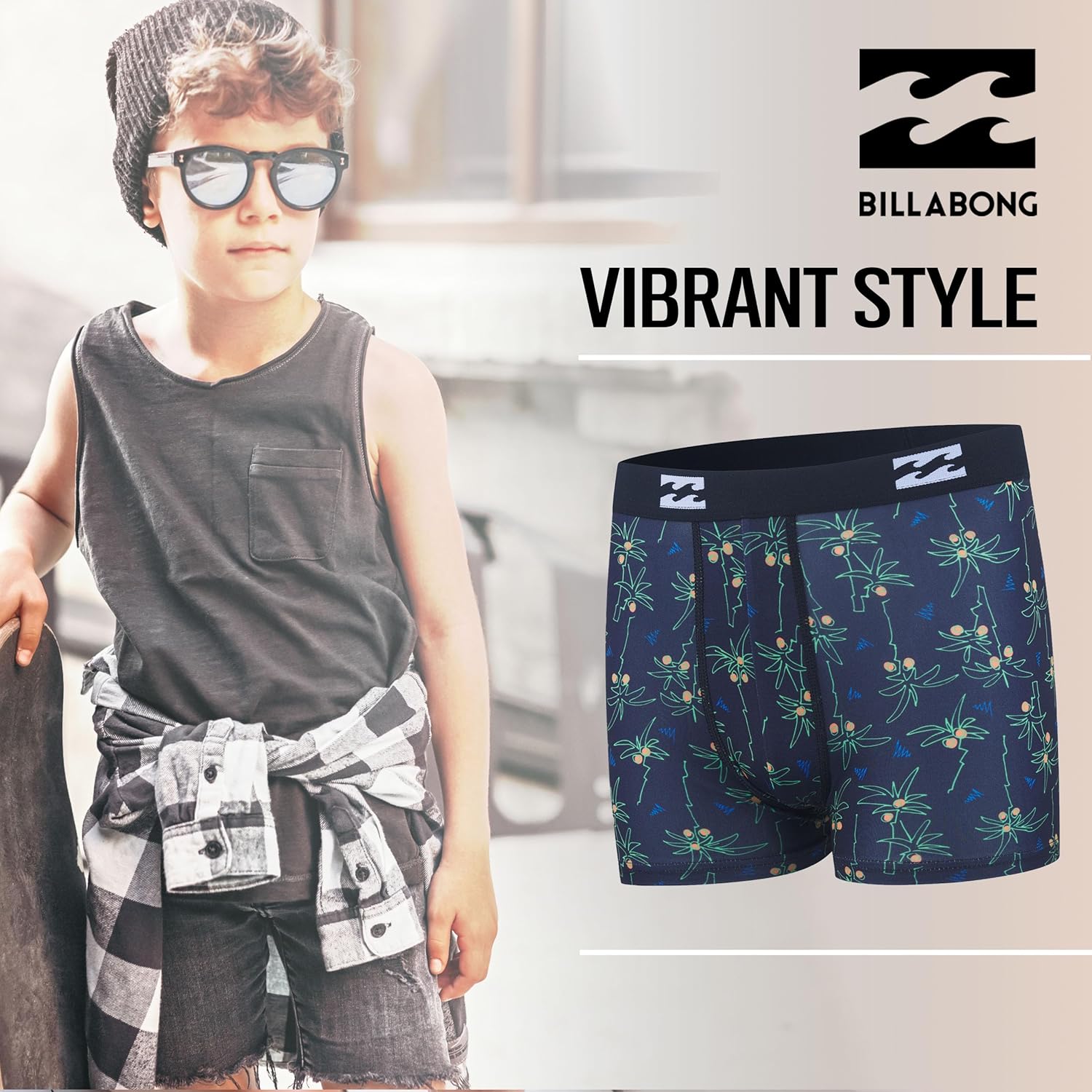 Billabong Boys Underwear 4 Pack Boxer Briefs for Boys 6-18 Durable Stretch Breathable Moisture Wicking - Image 4