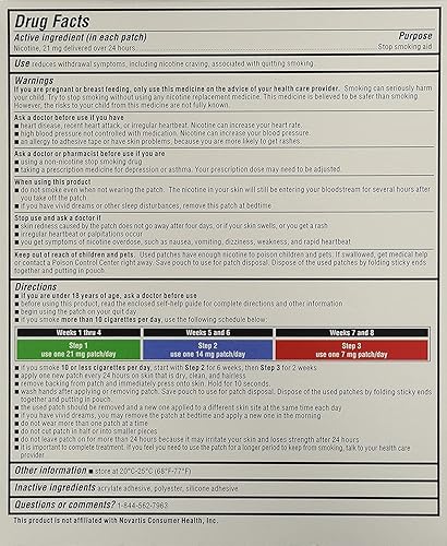Miniatura 2 de RUGBY Nicotine TDS Patch 21MG NICOTINE-21 MG24HR 14 CT UPC 305365896887