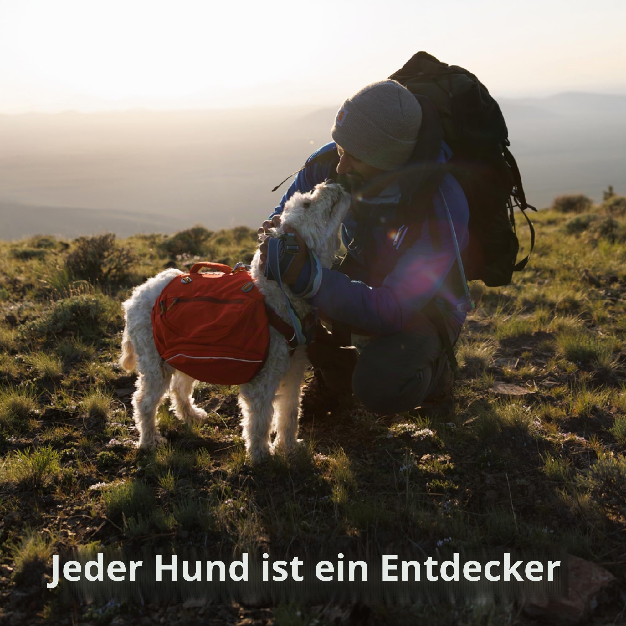 RUFFWEAR Crag Hundehalsband, mittelgroßes Hundehalsband mit Aluminium-V-Ring, verstellbare Länge, Haustier-Hundehalsband, bequem, weiches Halsband, Premium-Tierhalsband mit Befestigungsring für