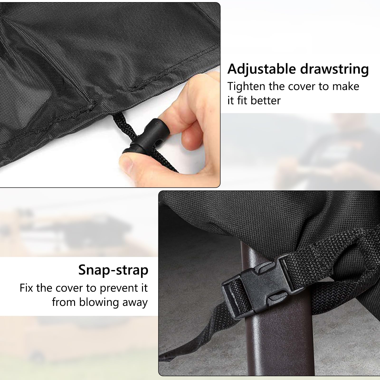 Housse de rameur Concept 2 - Accessoires de rameur étanche à la poussière et à la poussière - Pour rameur Concept 2 - 241,3 x 61 x 101,6 cm (L x l x H) - Noir