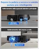 ECOVACS X11 OMNICYCLON Robot Aspirateur Laveur 19500Pa Blast PowerBoost - 8