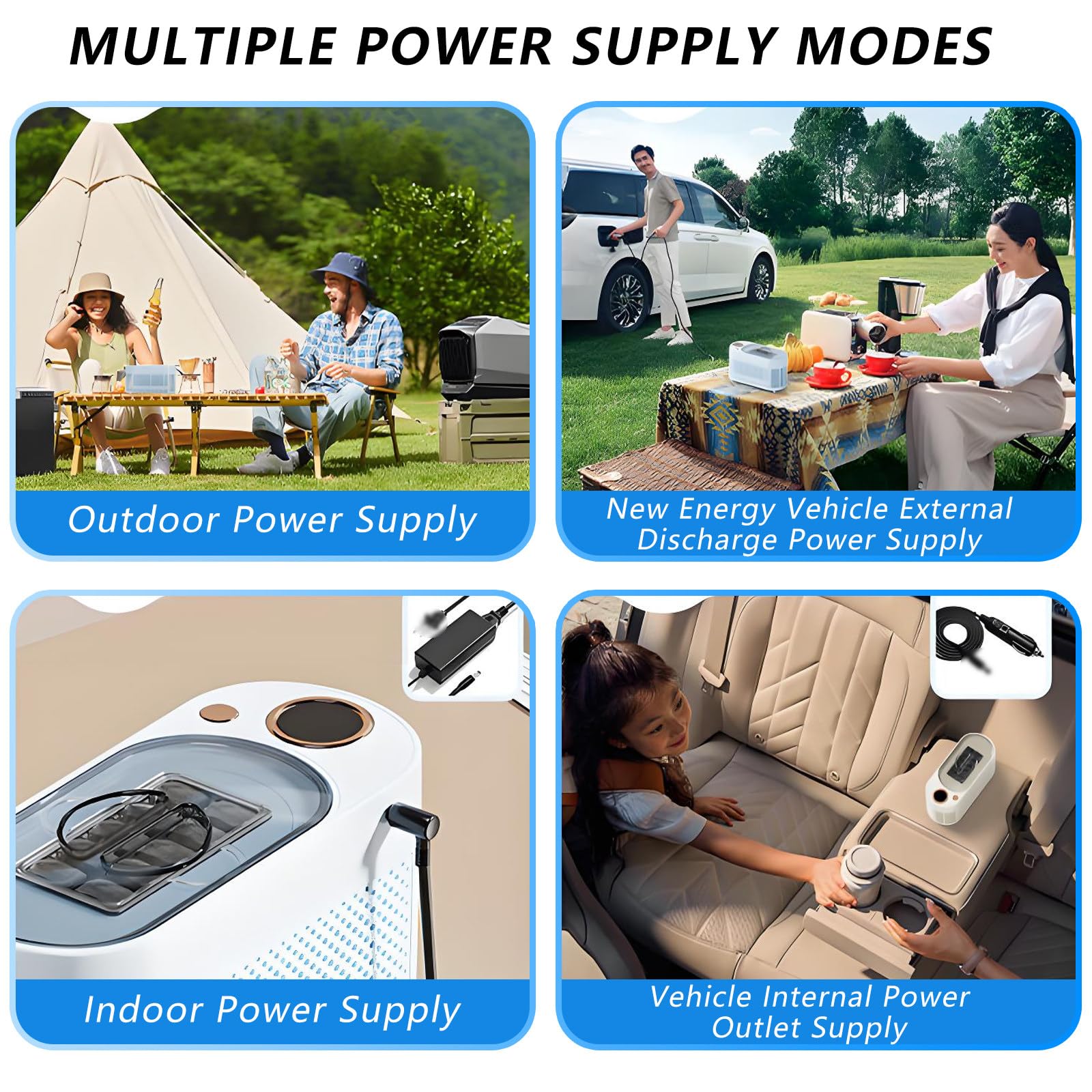 MáQuina de Hielo PortáTil, Hace 10 Cubitos en 10-15 Minutos, AlimentacióN Dual (Ca/CC), Ideal para Refrigerios en La Sala de Descanso, El Coche o Actividades al Aire Libre White