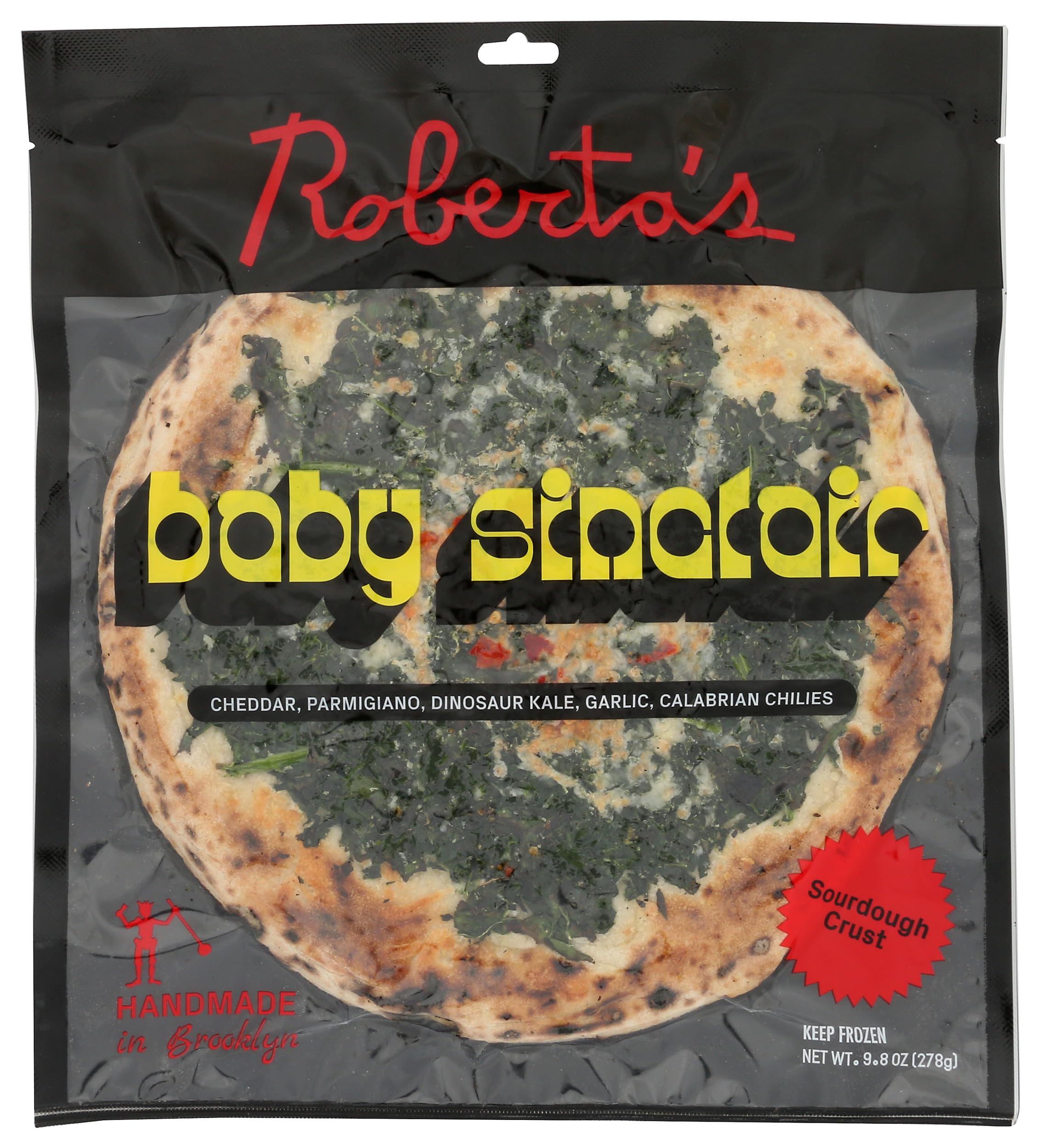 Amazon.com: Robertas Frozen Pizza, Pizza Baby Sinclair Frozen, 9.7
