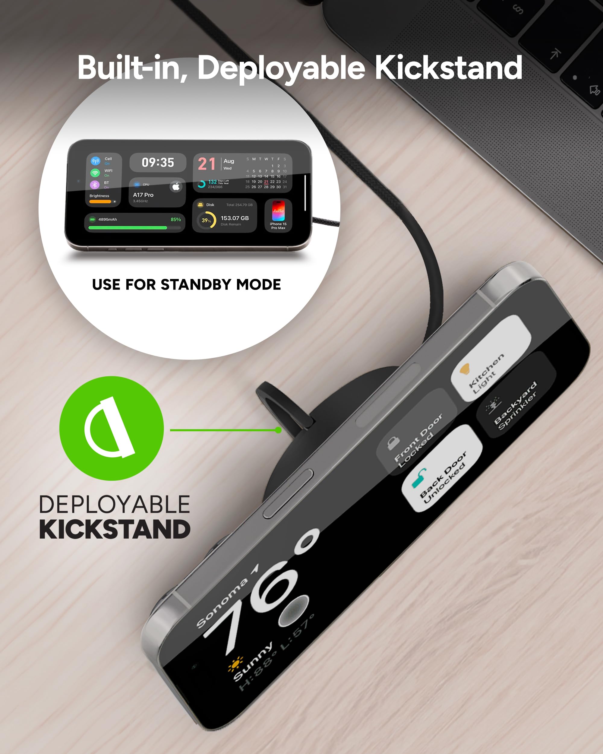 Wireless Charger Iphone Mophie 15W Wireless Charging Stand