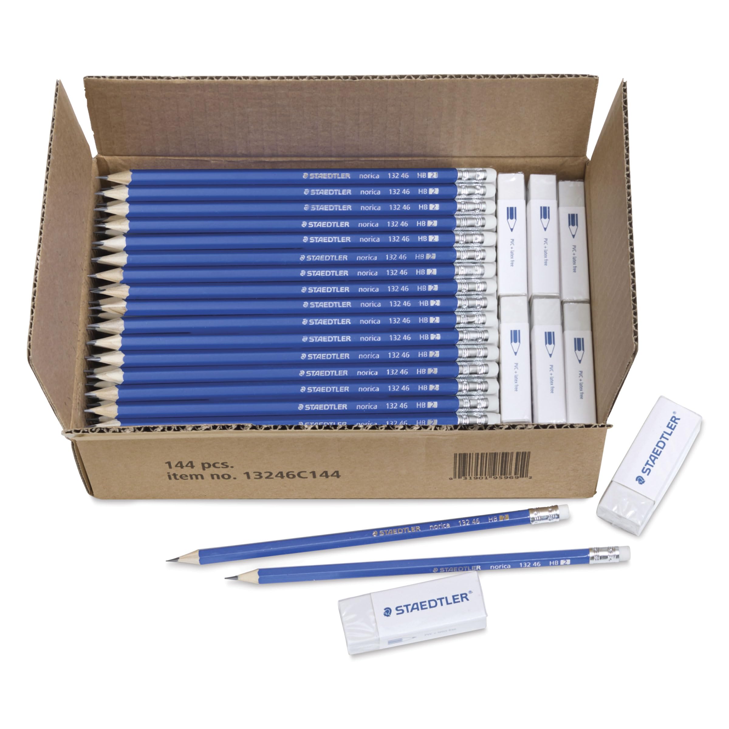 STAEDTLER Norica Pencil Class & Eraser Class Pack, 144ct
