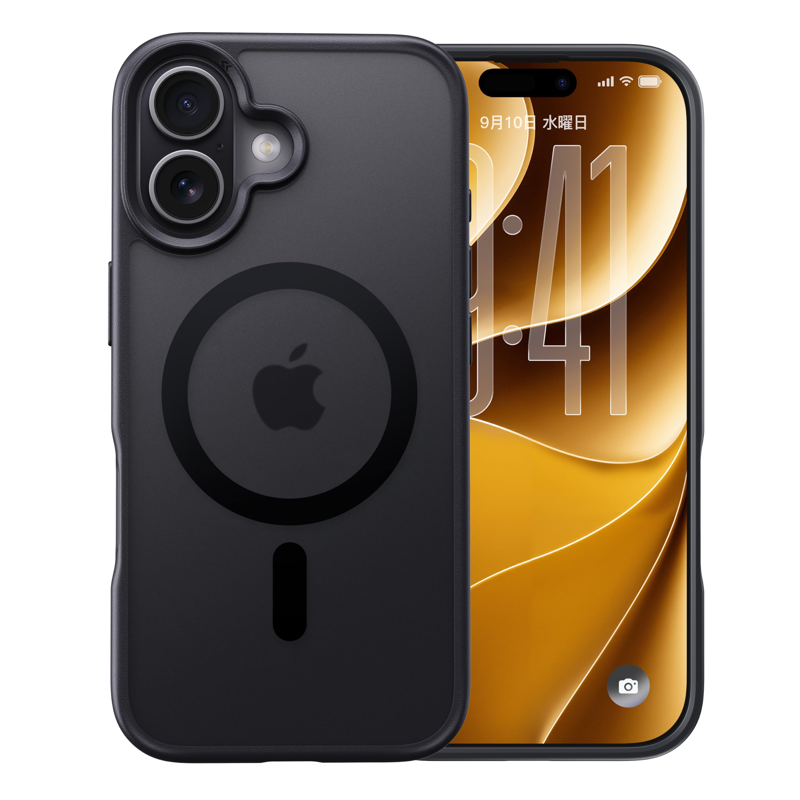Amazon | 【米軍5倍耐衝撃・MagSafe対応】CASEKOO iPhone 16 用ケース