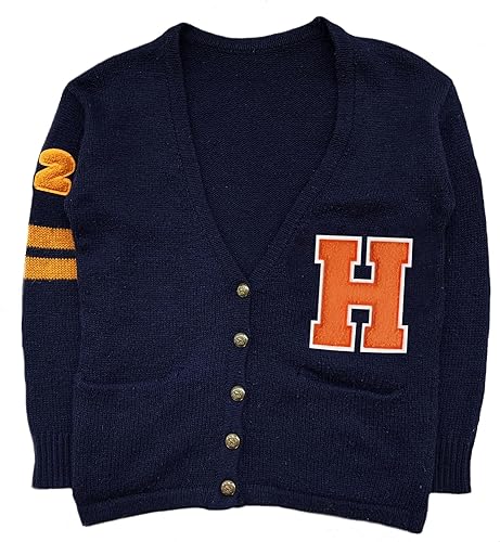 Miniatura 6 de Parches de letras de felpilla termo-adhesivas para ropa, parches de letras universitarias para chaquetas, parches de letras (naranja-R)