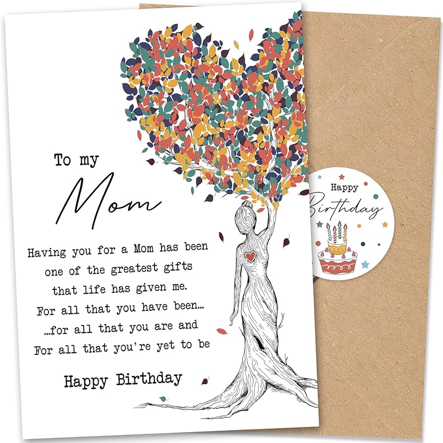 amazon-com-heartfelt-birthday-card-for-mom-sentimental-birthday-gifts-for-mother-from-daughter-or-son-ideal-bday-gift-for-women-her-perfect-for-mother-s-day-anniversary-card-with-envelope-sticker for Free Printable Birthday Cards For Mom From Daughter Amazon.com : Heartfelt Birthday Card for Mom, Sentimental Birthday Gifts for Mother from Daughter or Son, Ideal Bday Gift for Women Her, Perfect for Mother's Day Anniversary Card, with Envelope & Sticker : for Free Printable Birthday Cards For Mom From Daughter