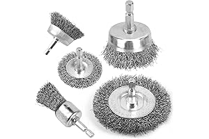 Drill Wire Brush for Drill 1/4 Inch Arbor - Wire Brush for...