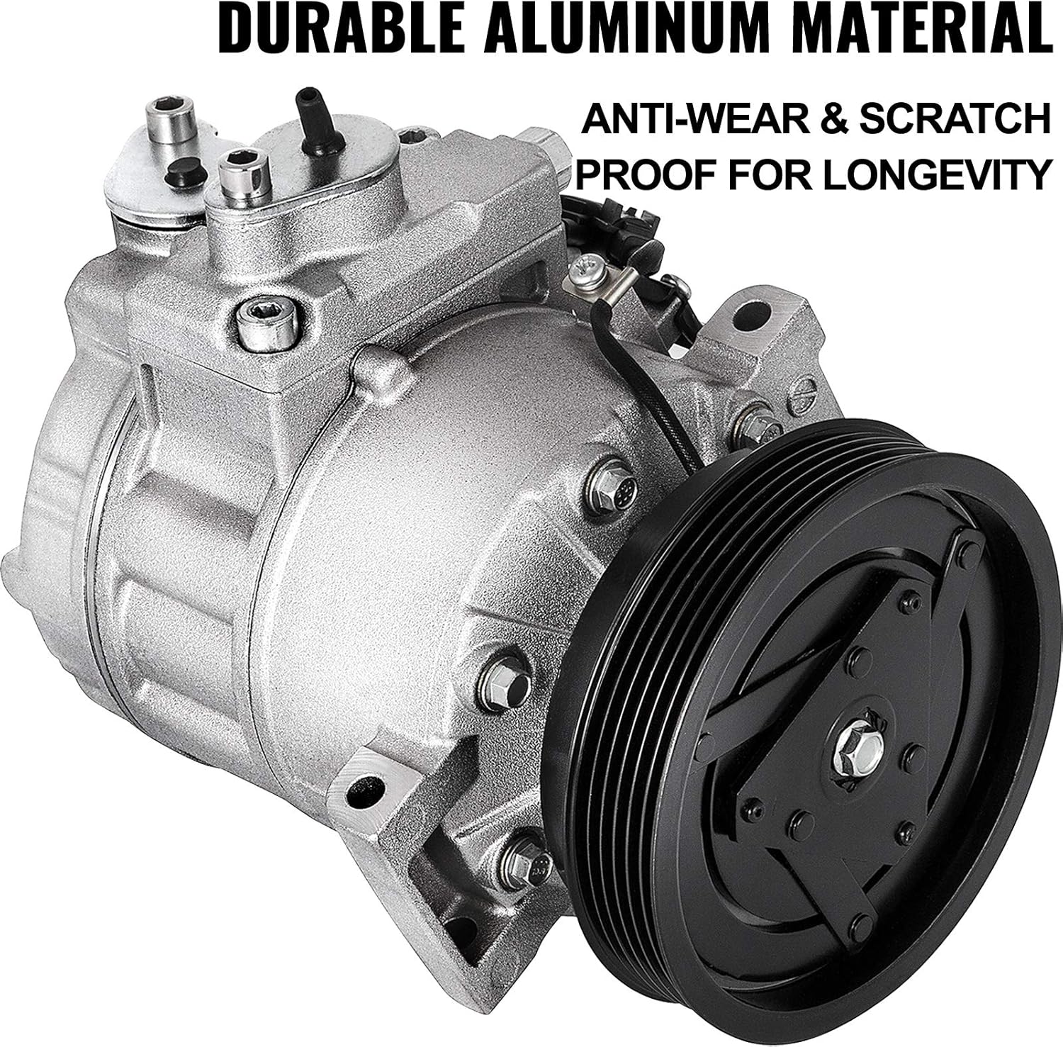 VEVOR CO 11323C 360027460 DCS17E Universal Air Conditioner AC Compressor and Clutch for Land Rover LR2 Volvo S60 S80 V70 XC60 XC70 XC90 A/C Compres