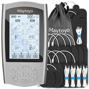 Amazon.com: Maytoyo 4 Channels TENS Unit EMS Device 24 Modes