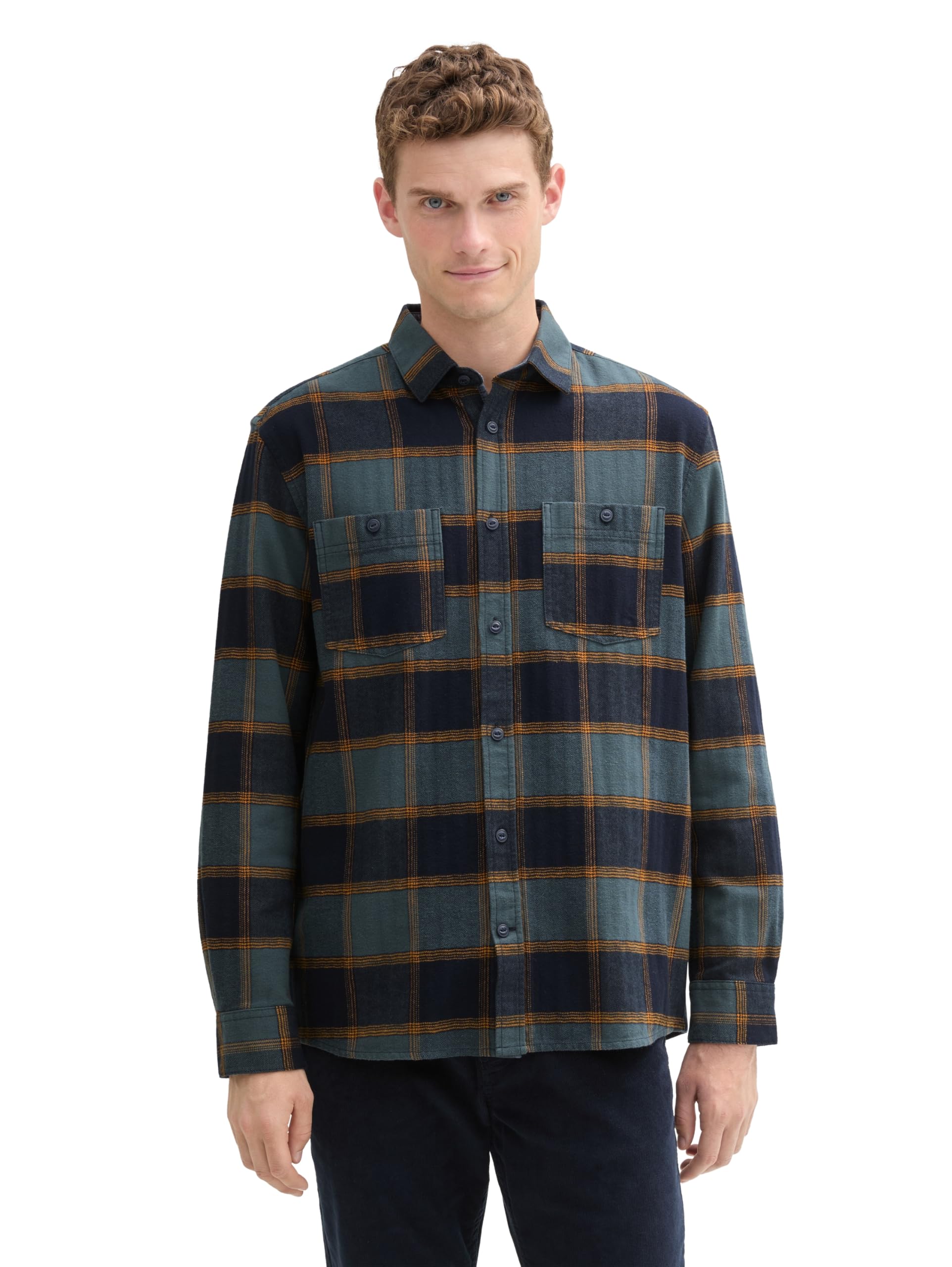 TOM TAILOR Men's Comfort Fit Check Shirt