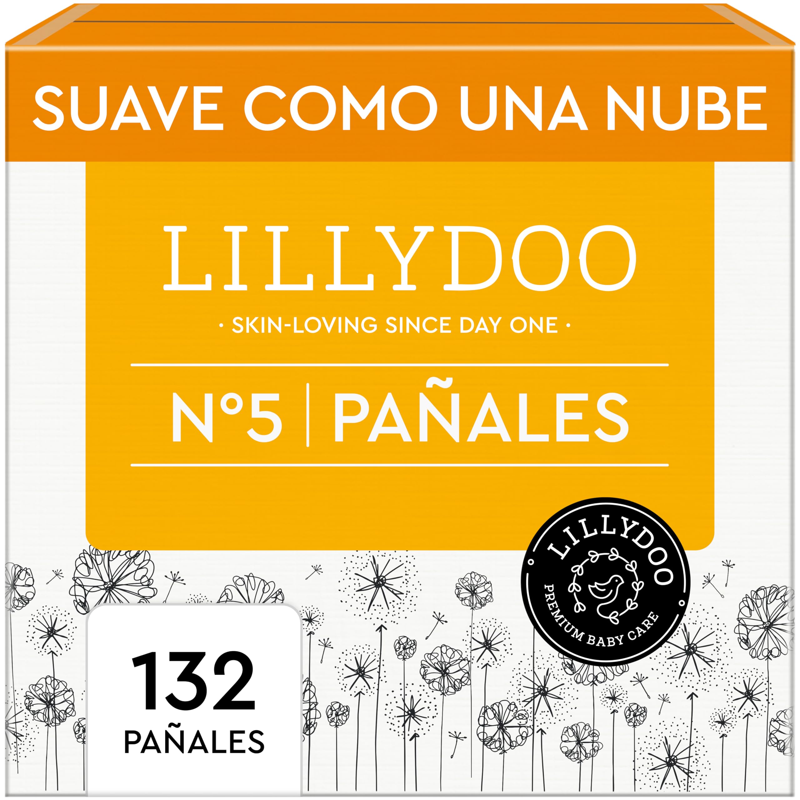Pañales LILLYDOO delicados con la piel - talla 1 (2+ kg), caja de medio mes (72 unidades), protección contra fugas, suaves, sin perfumes ni lociones y dermatológicamente probados — view 13