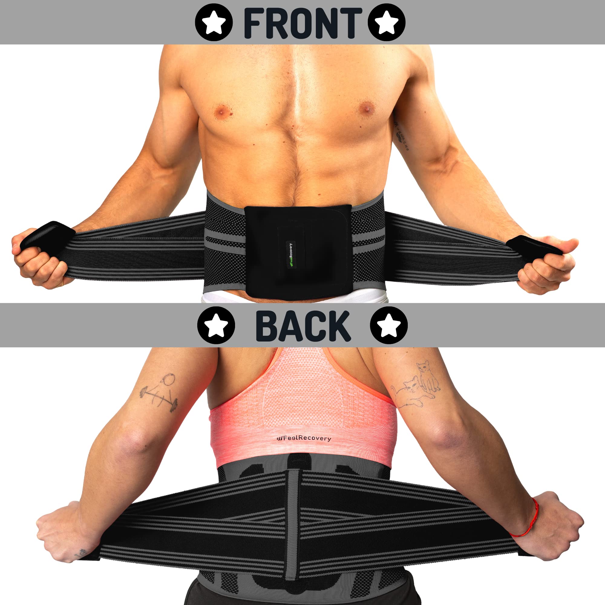Ceinture Lombaire Maintien Homme Femme Soutien Dorsal Travail Sports Musculation Sciatique Hernie Discale Lumbago Scoliose