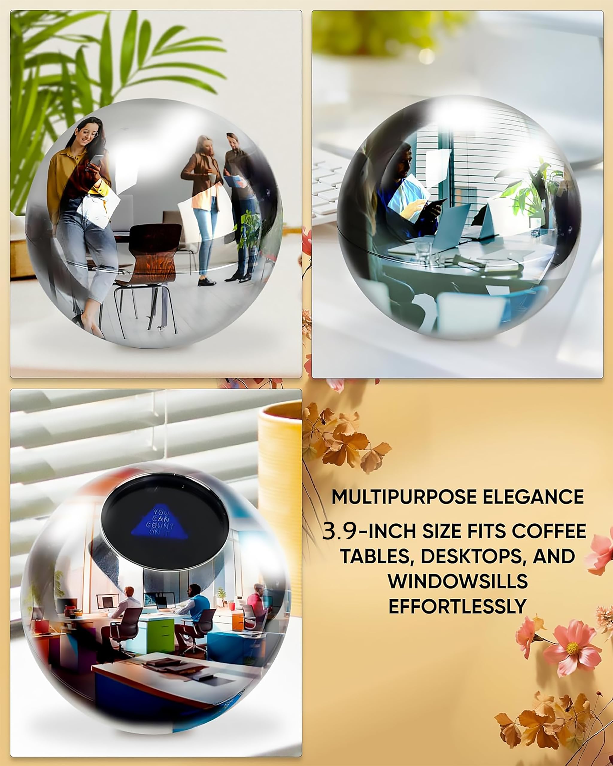 Skywin Convex Mirror Fortune Telling Ball Cubicle
