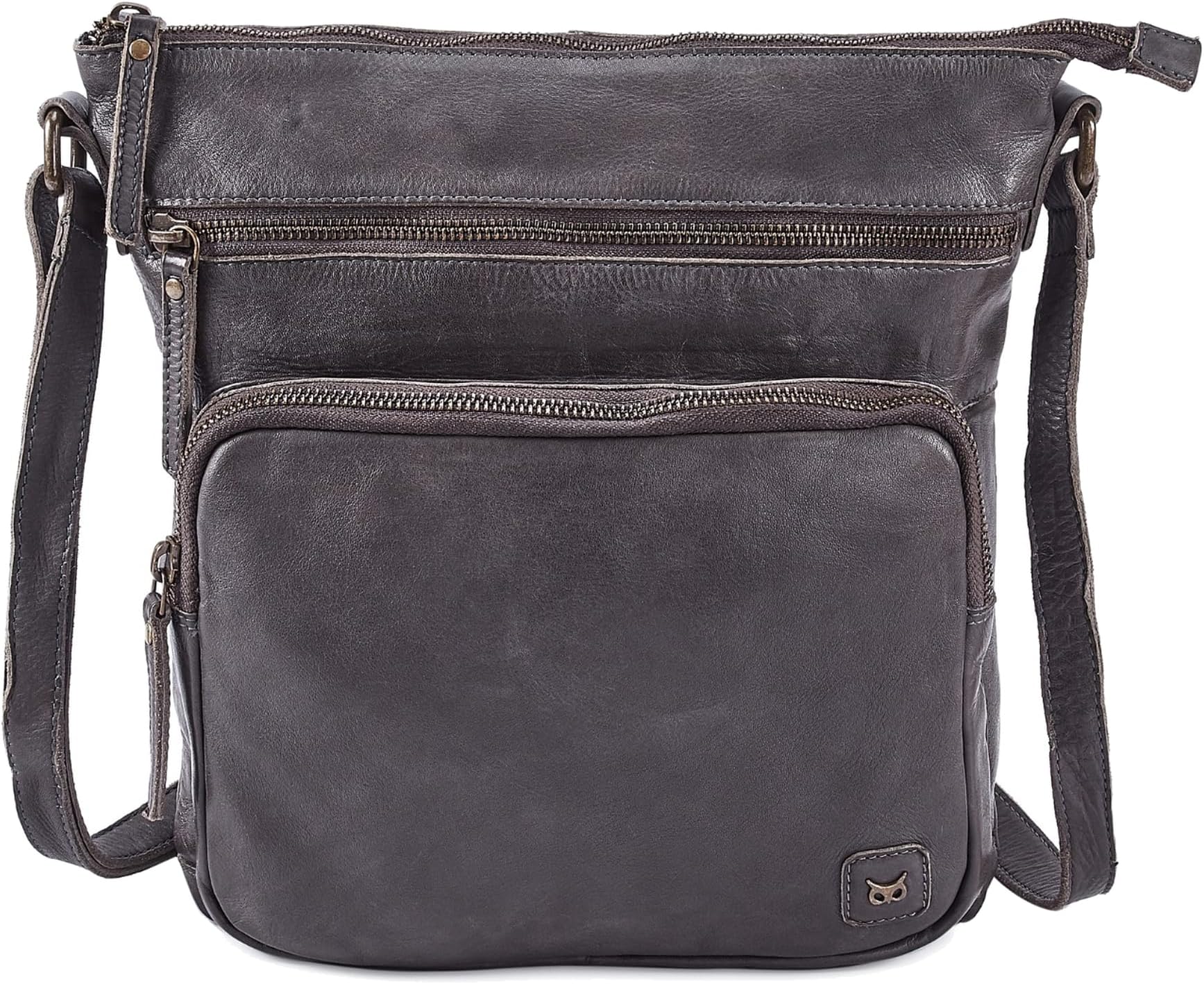 Genuine Leather Crossbody Bags for Women Handmade Sling Shoulder Purse Stylish Travel Handbag with Full Adjustable Strap