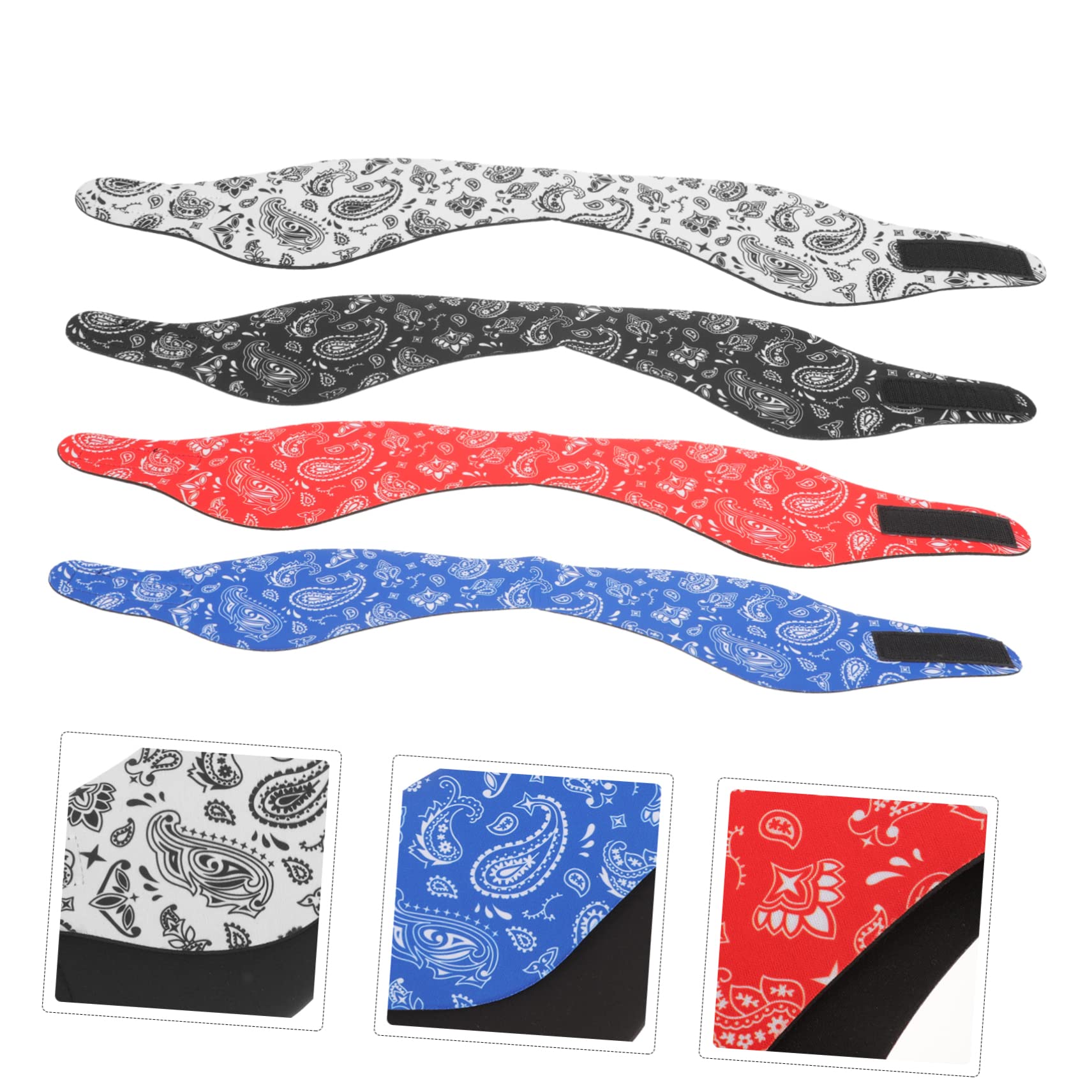 Didiseaon 12 Pièces Bandeau De Natation Couvre-Oreilles De Bandeau De Nageur Bandeau De Bandeau De Yoga Femme Hommes Et Femmes Matériel De Plongée Sbr Ajustable Piscine