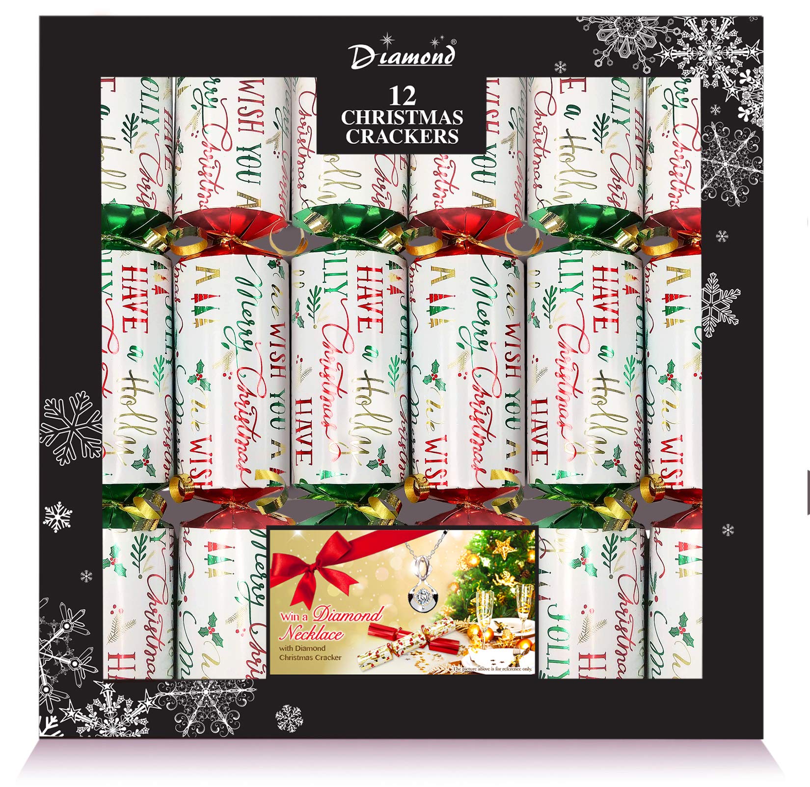 Christmas Crackers Joyful Pack 12 X 12in With Premium Contents 18 Pcs Of Find The Pair Card Game By Diamond Brand - View #7