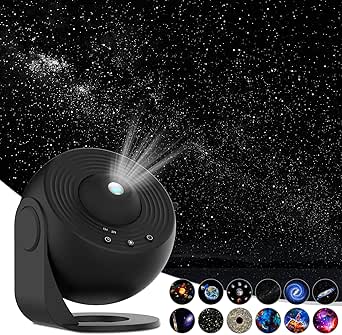 Galaxy-projector, 4K HD planetarium met 13 filmschijven, 360