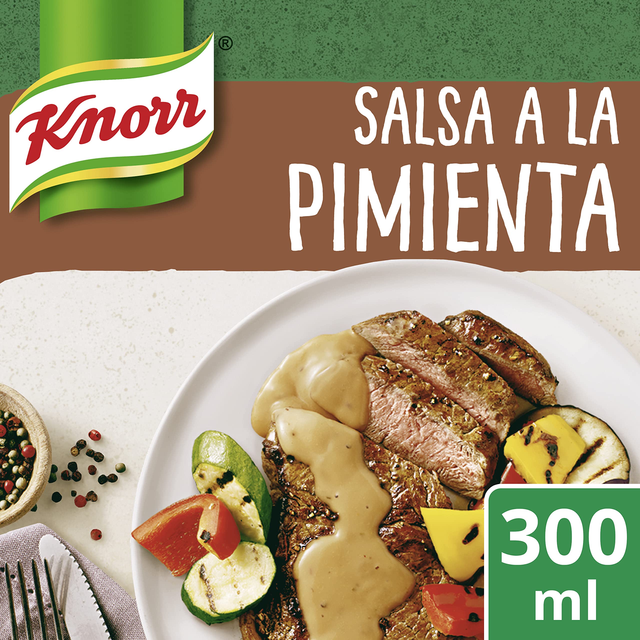 Knorr Salsa a la Pimienta 300ml Pack de 12