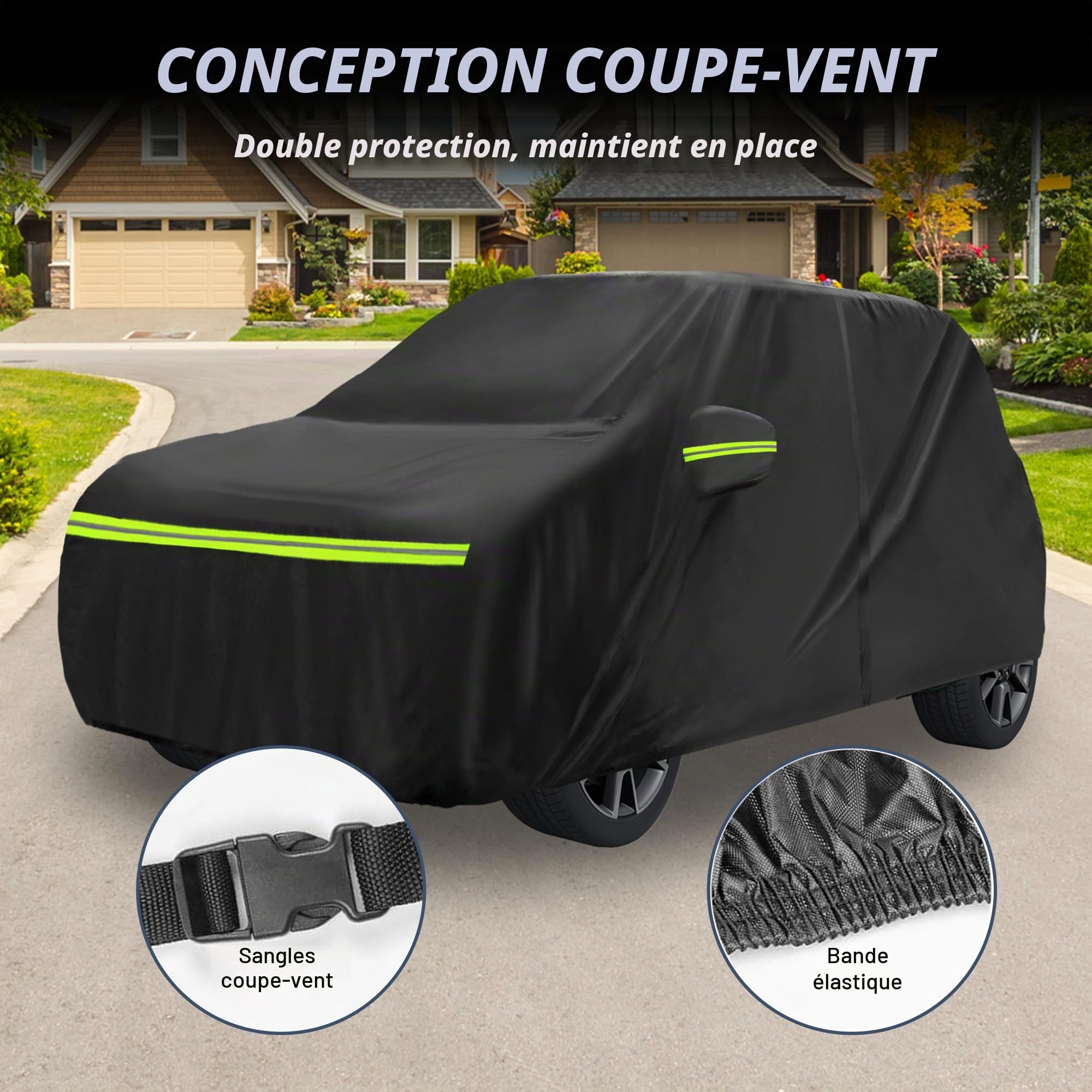 A ABSOPRO Housse De Voiture pour Renault Twingo II/III 2007-2020 1pc