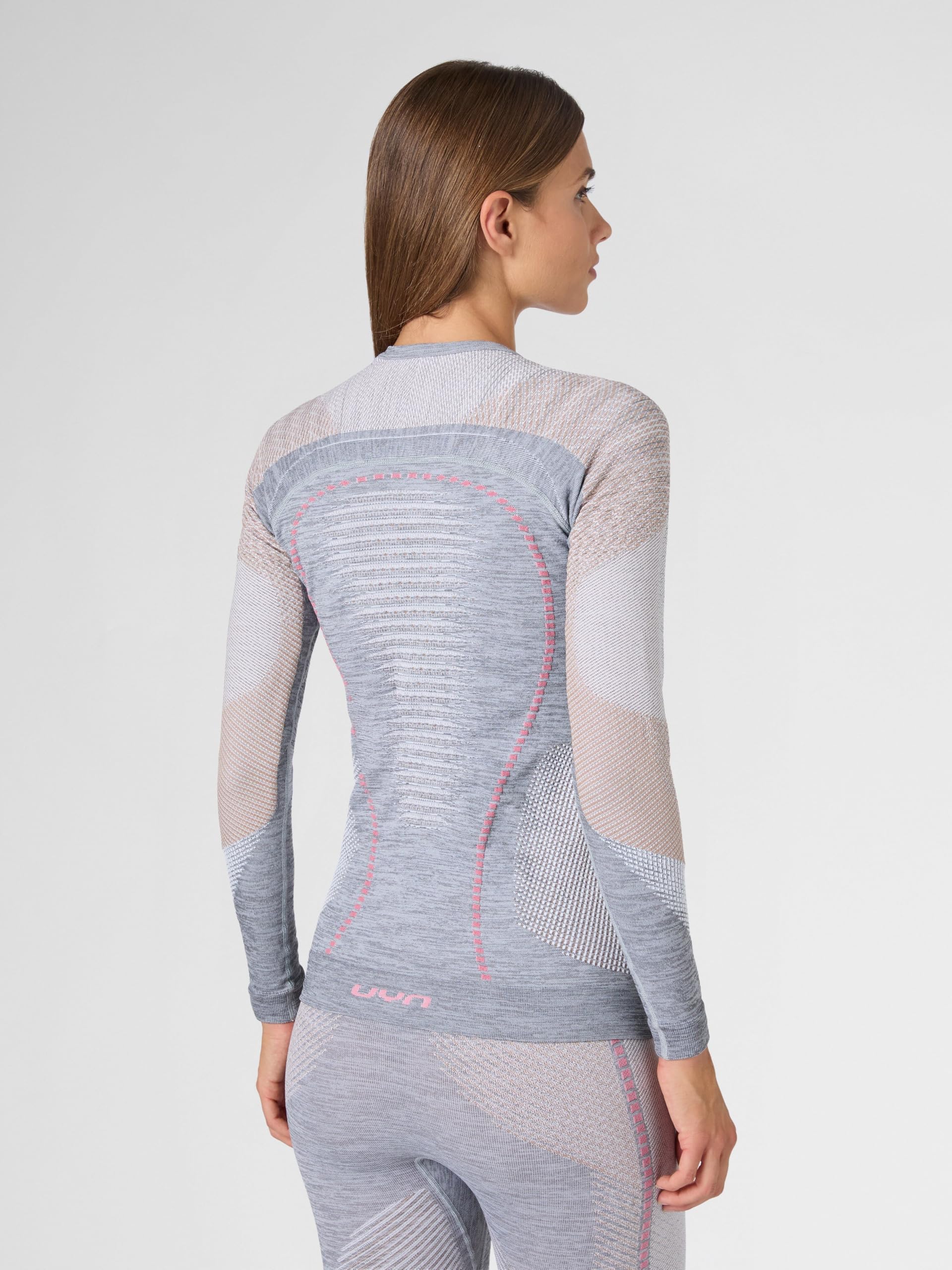 UYN Lady Ambityon UW Shirt LG_SL. Melange Ambityon Maglia Intima Manica Lunga da Donna Melange Donna