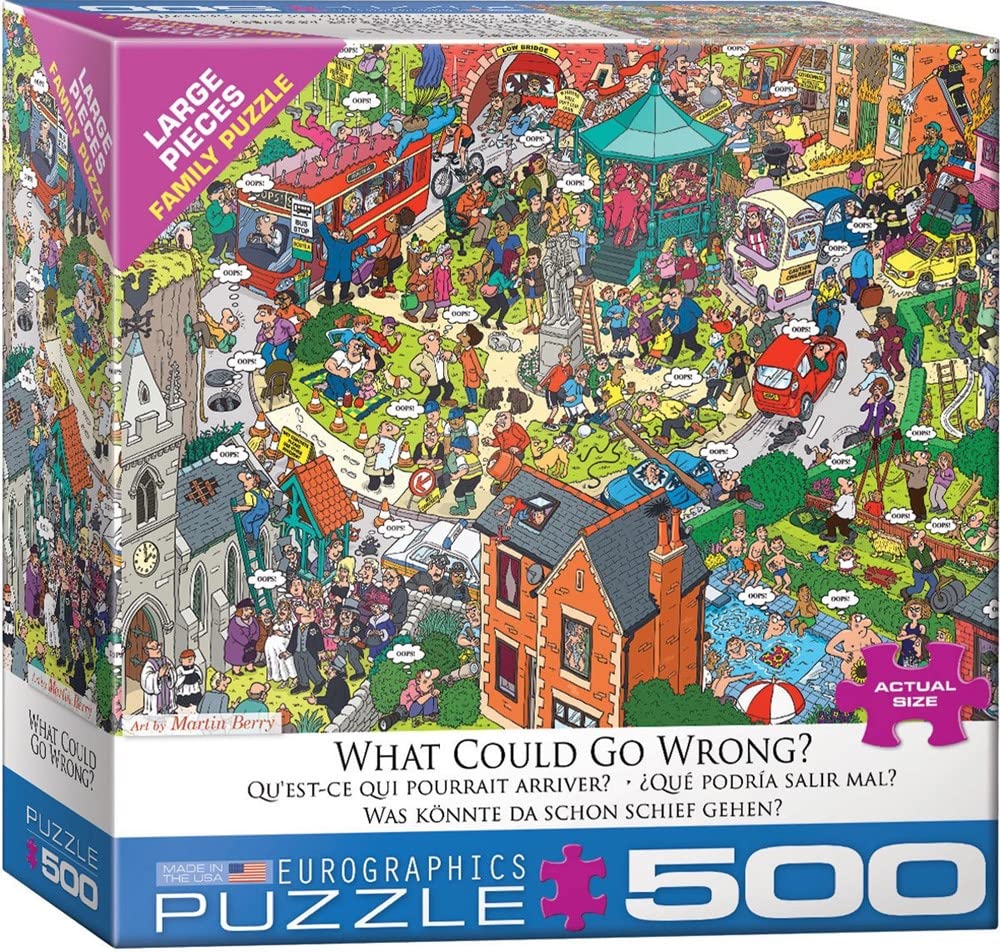 Eurographics 6500-5460 What Could go Wrong by Martin Berry Puzzle, various, 48 x 68 cm