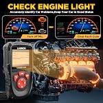 LAUNCH Professional OBD2 Scanner Diagnostic Tool CR3008 Plus,One-Key I/M,Lifetime Update Code Reader,Enhanced Check Engine Code Reader OBDII Car Scan Tool for All Vehicles After 1996,Battery Test