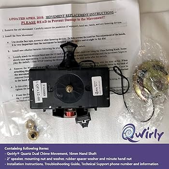 Replacement Battery Quartz Movement for Hermle 2214, 2215 or