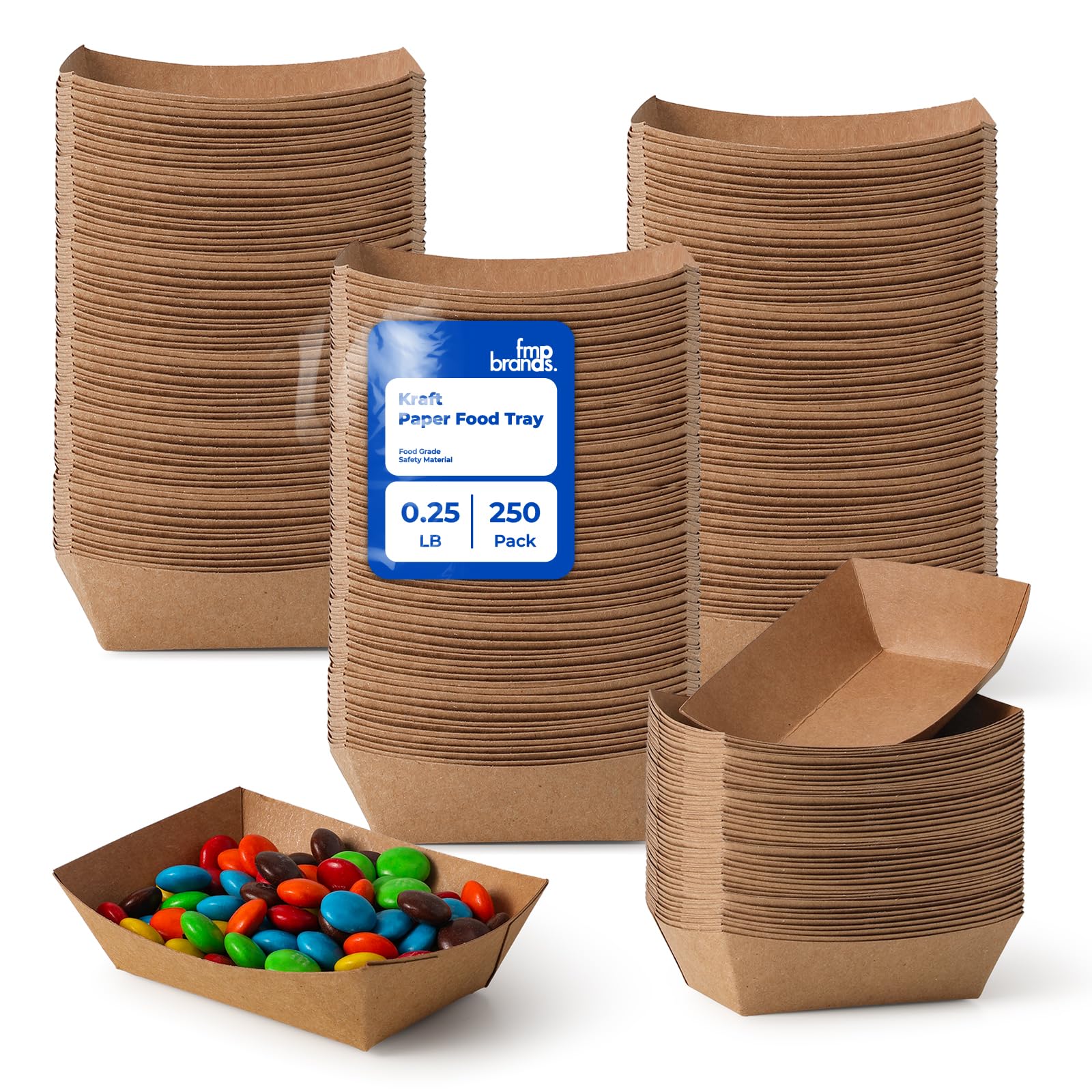 Fit Meal Prep [250 Pack] 2 Lb Paper Food Boats Heavy Duty - Want It All - View #9