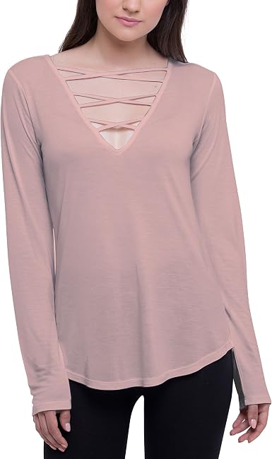 V-Neck T-Shirt Tops at Amazon 