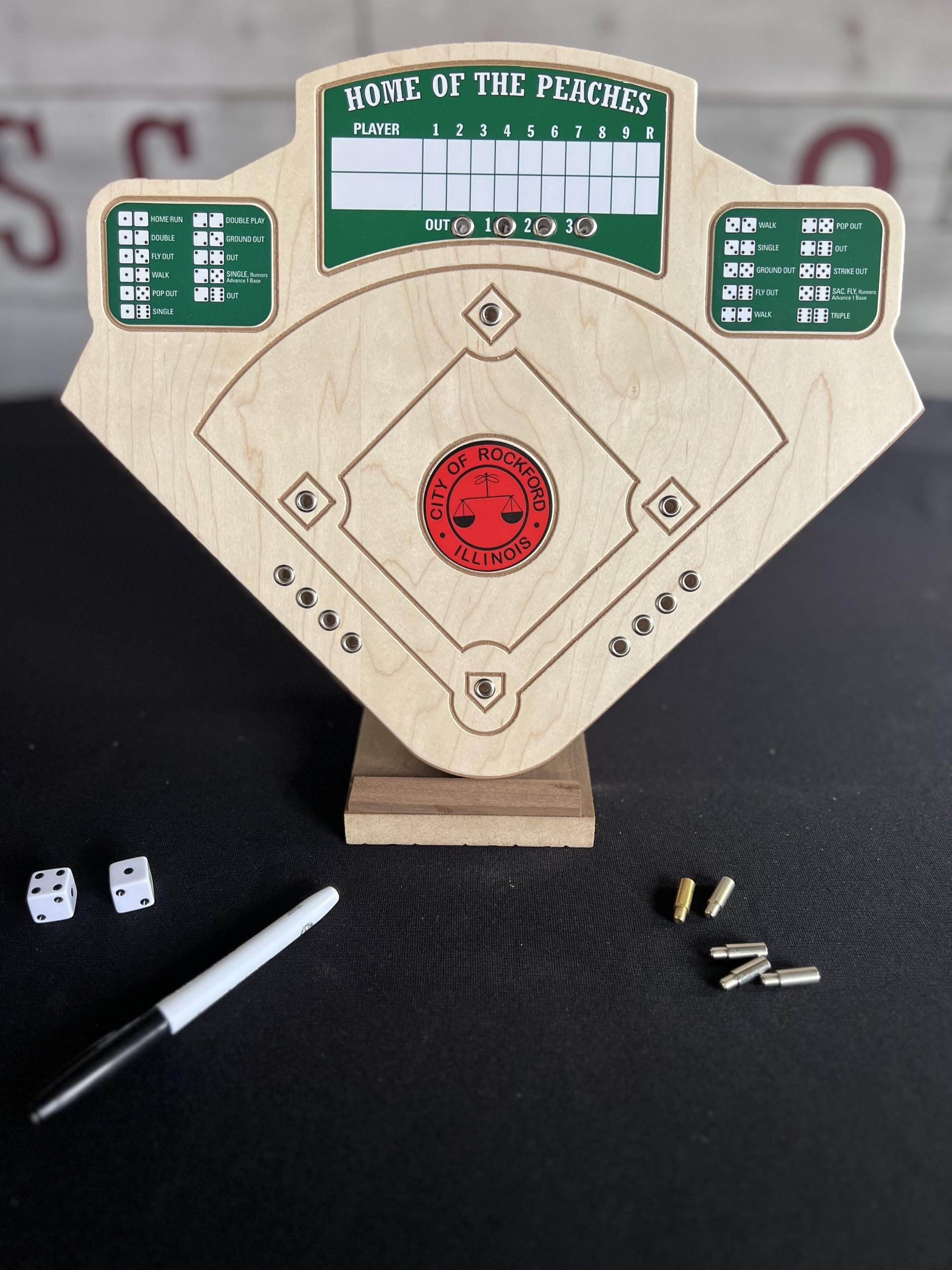Across The Board American Girls Baseball Game-Rockford Peaches