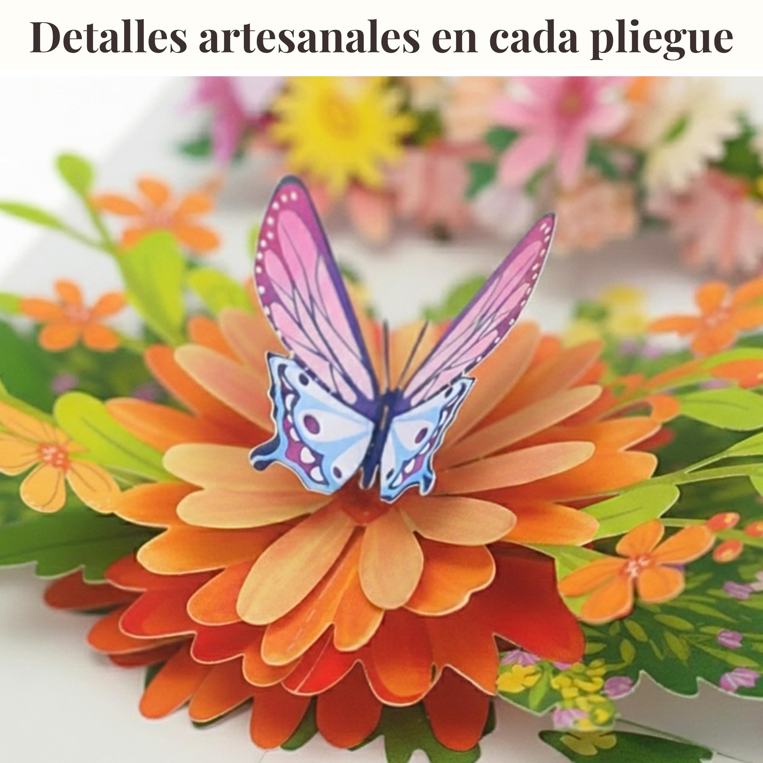 Hartensteler® Tarjeta Desplegable Butterflies In Nature - Tarjeta De  Mariposa 3D Para Esposa, Novia Y Madre (tarjeta De Cumpleaños, Recuperarse,  Agradecimiento, Aniversario, image size:2560x2560