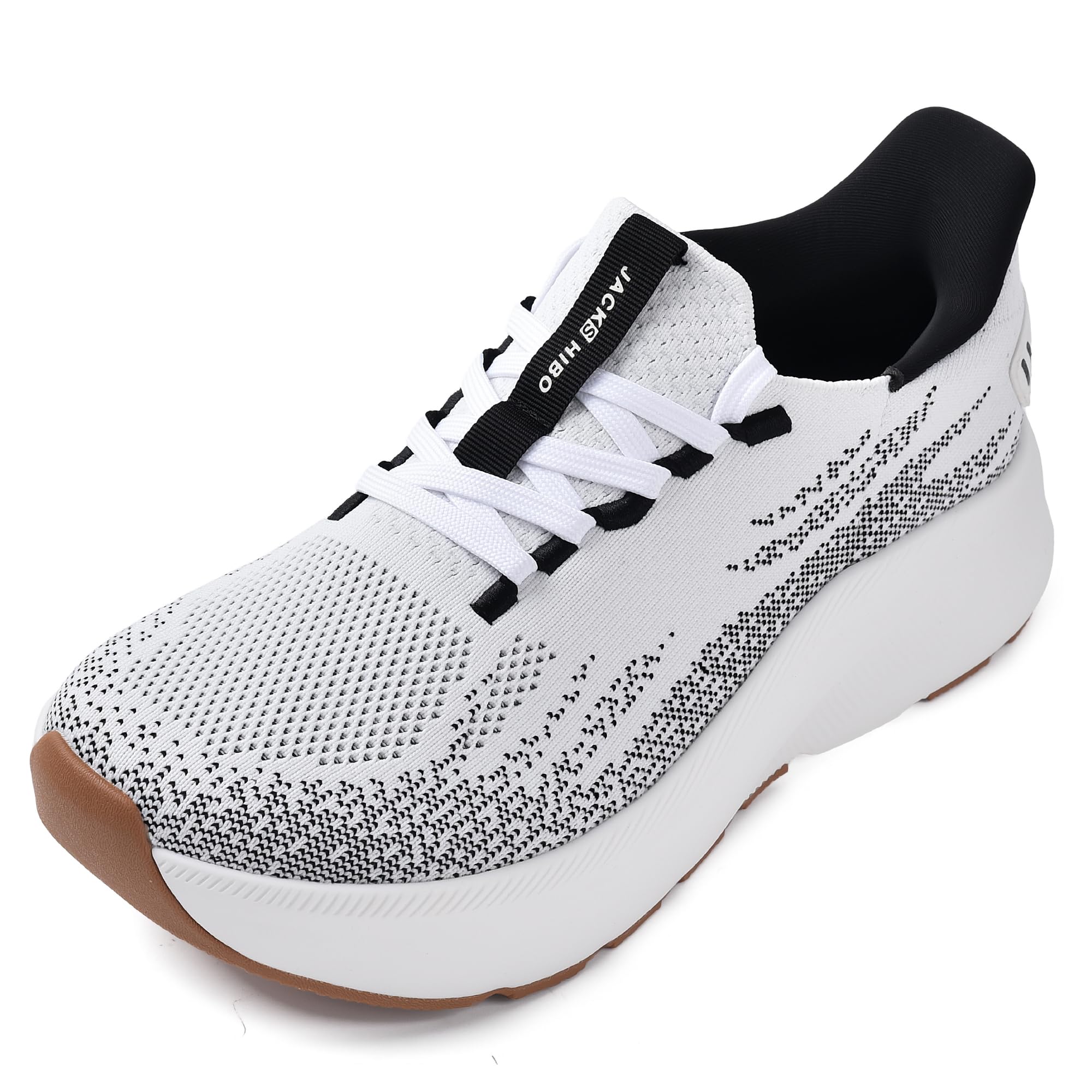 Slip in Women Hands Free Walking Shoes Wide Toe Box Arch Support with Metatarsal Pads Athletic Tennis Sneakers Slip on Breathable Plantar Fasciitis Orthopedic Thick Cushion Zero Drop Sole-image-36