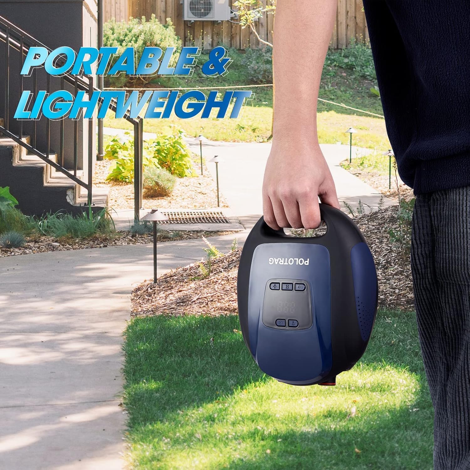 Paddle Board Pump Electric Portable, SUP Pump for Paddleboard, 20PSI Air Compressor with Auto-Off, Deflation Function and 12V DC Car Connector for Inflatables, Kayaks and Boats