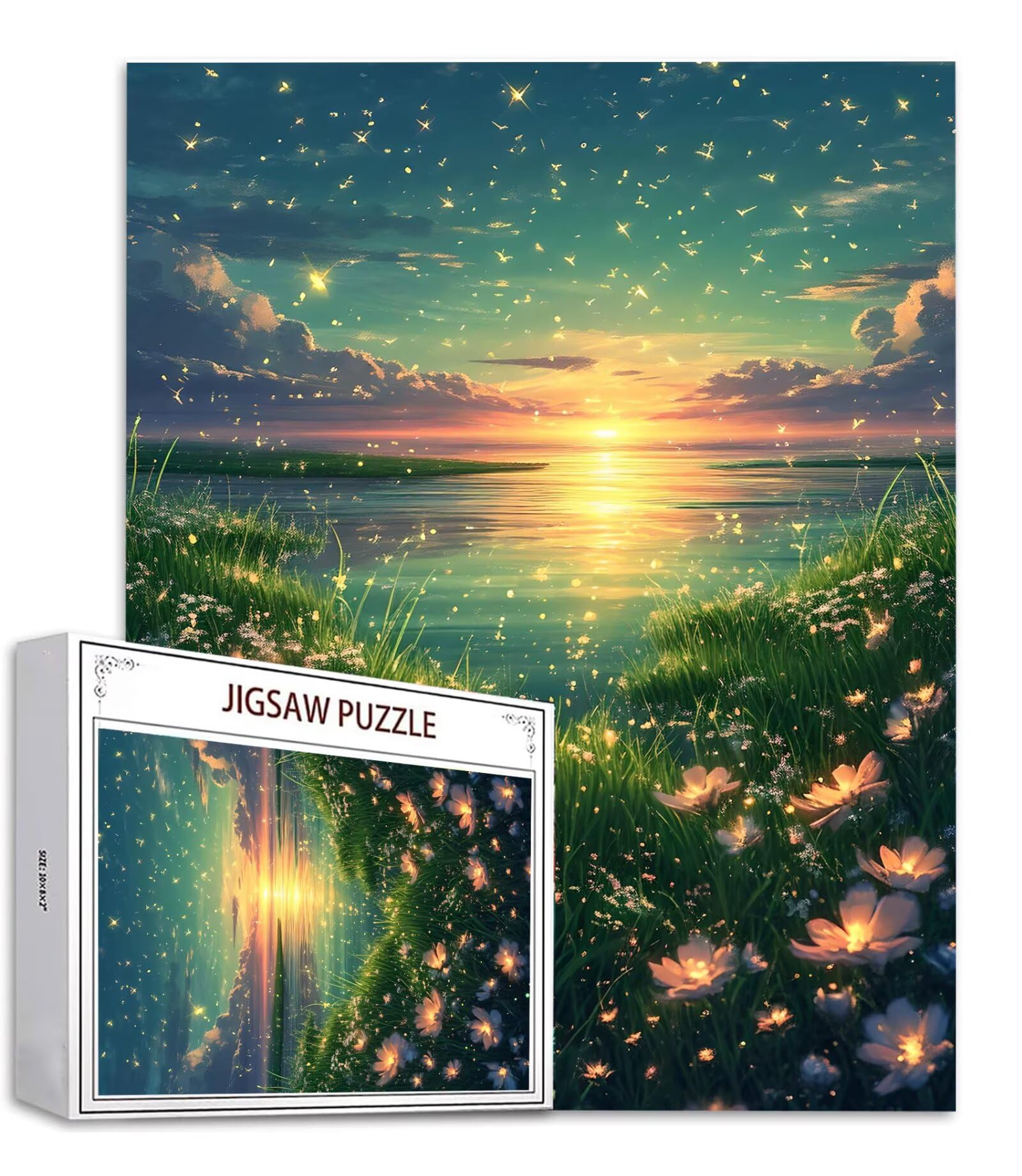 Traum Puzzle 3000 Teile See Puzzle Erwachsene, Holzpuzzle Erwachsene, DIY Groß Puzzelmatten, Premium Quality Klassische Wooden Jigsaw, Holzpuzzle ab 14 Jahren für Jungen, Geschenke Mädche S-815