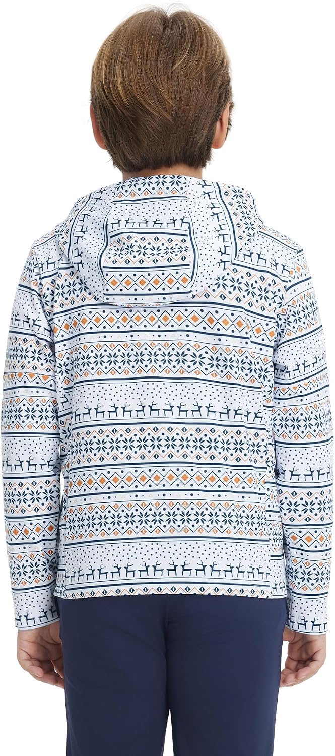 M MAELREG Hoodies Golf Fleece Print Performance Dry Fit Lightweight Athletic Casual Pockets Hooded Pullover Sweatshirts